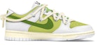 Order 【定制鞋款】Nike Dunk Low 复古‘反转绿苹果涂鸦’ DJ6188-101(TeamY-男款复古涂鸦青苹果米绿)