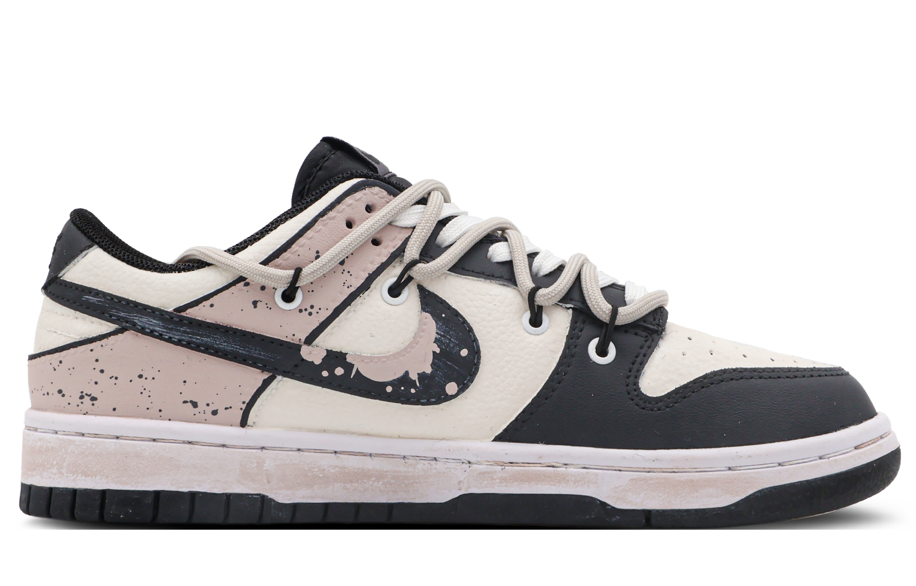 Order [定制鞋] 耐克Dunk Low复古'铁矿流星黑粉色' DJ6188-002(Team53-男款铁矿陨石S-BOX)