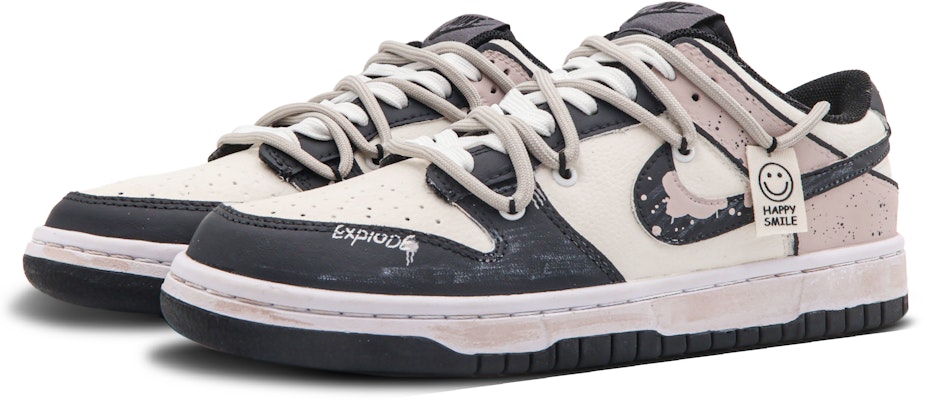 【訂製球鞋】 Nike Dunk Low Retro 鐵礦隕石 高街 做舊 百搭 低幫 板鞋 男款 黑粉 Lookbook 【訂製球鞋】 Nike Dunk Low Retro 鐵礦隕石 高街 做舊 百搭 低幫 板鞋 男款 黑粉