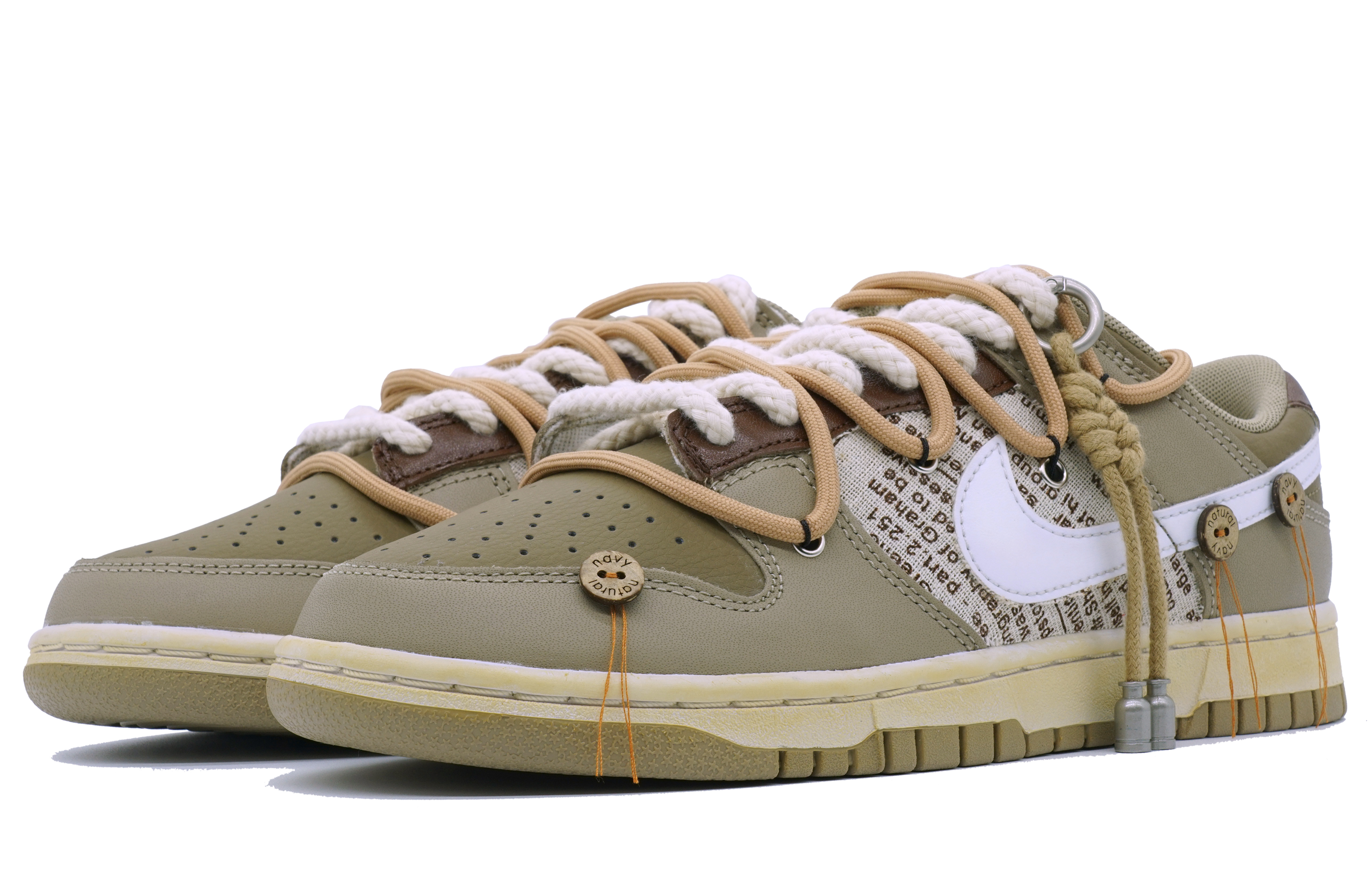 Lookbook [Kasut Custom] Nike Dunk Low Retro 'Judge Grey Deconstructed' DJ6188-200(Team16-男款旧时代复古主题做旧)