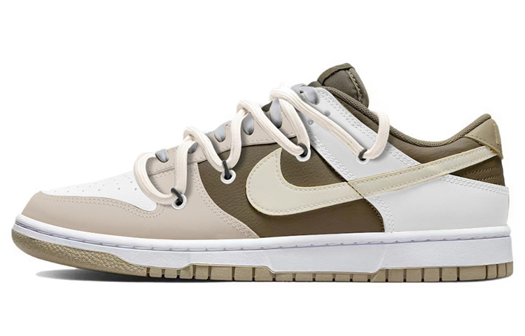 Buy [カスタムシューズ] ナイキ ダンク ロー レトロ 'ジャッジ グレー モカ' DJ6188-200-(TeamY-男款复古榛果拿铁白棕)