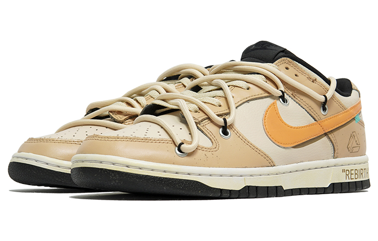Lookbook [Zapatos Personalizados] Nike Dunk Low Retro 'Khaki Deconstructed' DJ6188-002(TeamP-重生之奇异世界)