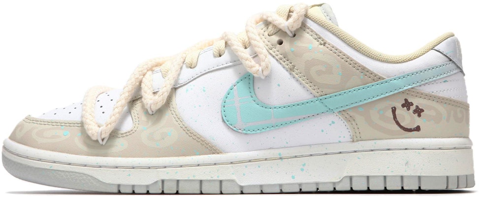 【定制球鞋】Nike Dunk 低筒復古 火心 沙丘圖騰 做舊氧化 漸變星輝 解構綁帶 潮流時尚 百搭 低筒 滑板鞋 男女同款 卡其色 Buy 【定制球鞋】Nike Dunk 低筒復古 火心 沙丘圖騰 做舊氧化 漸變星輝 解構綁帶 潮流時尚 百搭 低筒 滑板鞋 男女同款 卡其色