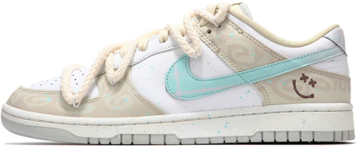 【定制球鞋】Nike Dunk 低筒復古 火心 沙丘圖騰 做舊氧化 漸變星輝 解構綁帶 潮流時尚 百搭 低筒 滑板鞋 男女同款 卡其色 Order 【定制球鞋】Nike Dunk 低筒復古 火心 沙丘圖騰 做舊氧化 漸變星輝 解構綁帶 潮流時尚 百搭 低筒 滑板鞋 男女同款 卡其色