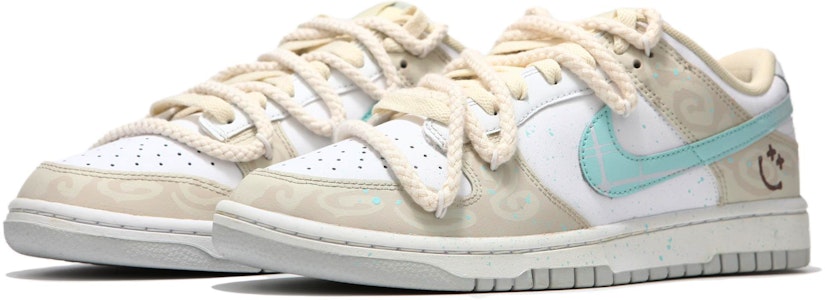 【定制球鞋】Nike Dunk 低筒復古 火心 沙丘圖騰 做舊氧化 漸變星輝 解構綁帶 潮流時尚 百搭 低筒 滑板鞋 男女同款 卡其色 Purchase 【定制球鞋】Nike Dunk 低筒復古 火心 沙丘圖騰 做舊氧化 漸變星輝 解構綁帶 潮流時尚 百搭 低筒 滑板鞋 男女同款 卡其色