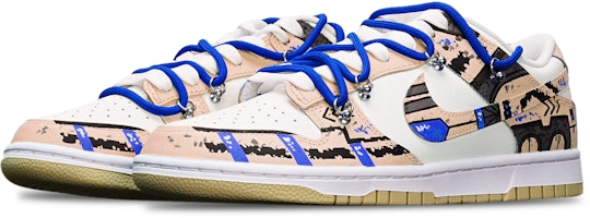 【客製球鞋】Nike Dunk Low Retro 戰損高達 機能風 賽博龐克 解構 特殊鞋盒 低筒 板鞋 男款 卡其白 Lookbook 【客製球鞋】Nike Dunk Low Retro 戰損高達 機能風 賽博龐克 解構 特殊鞋盒 低筒 板鞋 男款 卡其白