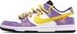 나이키 덩크 로우 레트로 '레이커스 디스트레스드' (커스텀) DJ6188-002(TeamP-男款24号黄紫)