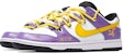 나이키 덩크 로우 레트로 '레이커스 디스트레스드' (커스텀) DJ6188-002(TeamP-男款24号黄紫)