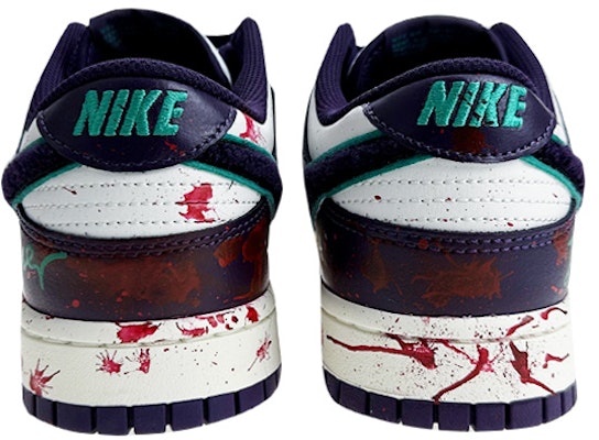 나이키 덩크 로우 레트로 '레터 그래피티 화이트-퍼플' (커스텀) DQ7683-100(Team叁-男款小丑S-BOX) Purchase 나이키 덩크 로우 레트로 '레터 그래피티 화이트-퍼플' (커스텀) DQ7683-100(Team叁-男款小丑S-BOX)