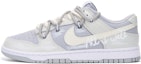 Buy 【定制球鞋】Nike Dunk Low Retro vibe風 解構 高街 低幫 板鞋 男款 淺灰