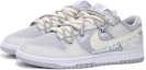 Lookbook 【定制球鞋】Nike Dunk Low Retro vibe風 解構 高街 低幫 板鞋 男款 淺灰