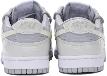 【定制球鞋】Nike Dunk Low Retro vibe風 解構 高街 低幫 板鞋 男款 淺灰 Shop 【定制球鞋】Nike Dunk Low Retro vibe風 解構 高街 低幫 板鞋 男款 淺灰