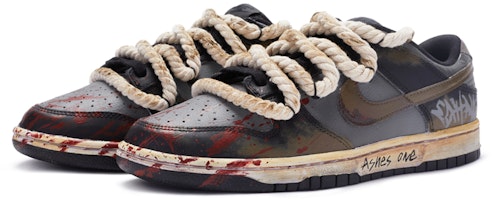 나이키 덩크 로우 레트로 '러브 신더' (커스텀) DJ6188-002(TeamR-男款爱情余烬黑灰棕) Lookbook 나이키 덩크 로우 레트로 '러브 신더' (커스텀) DJ6188-002(TeamR-男款爱情余烬黑灰棕)