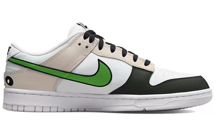 Order 나이키 덩크 로우 레트로 '럭키 판다 검/흰/초' DJ6188-101(TeamS-改色熊猫QD)