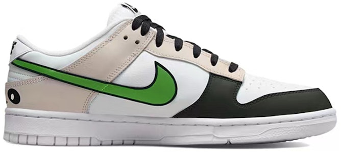 ナイキ ダンク ロー レトロ「ラッキー パンダ ブラック ホワイト グリーン」カスタムシューズ DJ6188-101(TeamS-改色熊猫QD) Order ナイキ ダンク ロー レトロ「ラッキー パンダ ブラック ホワイト グリーン」カスタムシューズ DJ6188-101(TeamS-改色熊猫QD)
