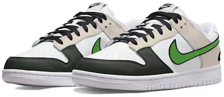 나이키 덩크 로우 레트로 '럭키 판다 검/흰/초' DJ6188-101(TeamS-改色熊猫QD) Lookbook 나이키 덩크 로우 레트로 '럭키 판다 검/흰/초' DJ6188-101(TeamS-改色熊猫QD)