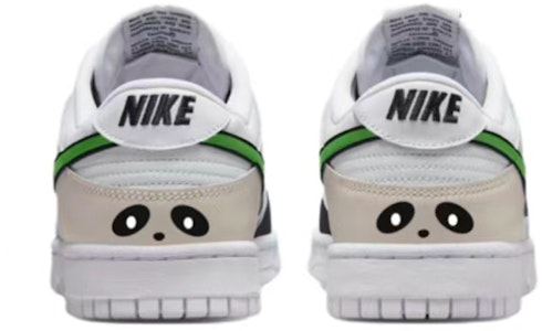 ナイキ ダンク ロー レトロ「ラッキー パンダ ブラック ホワイト グリーン」カスタムシューズ DJ6188-101(TeamS-改色熊猫QD) Shop ナイキ ダンク ロー レトロ「ラッキー パンダ ブラック ホワイト グリーン」カスタムシューズ DJ6188-101(TeamS-改色熊猫QD)