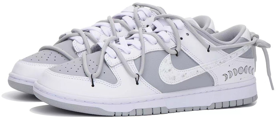 나이키 덩크 로우 레트로 '루나 패스웨이 그레이' (커스텀) DJ6188-003(Team32男款-月球轨迹) Lookbook 나이키 덩크 로우 레트로 '루나 패스웨이 그레이' (커스텀) DJ6188-003(Team32男款-月球轨迹)