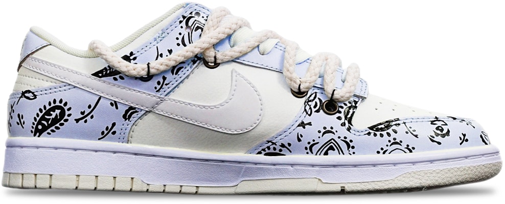 나이키 덩크 로우 레트로 '마카롱 페이즐리 블루 화이트' (커스텀) DJ6188-100(TeamT-腰果花粉蓝白S-BOX) Order 나이키 덩크 로우 레트로 '마카롱 페이즐리 블루 화이트' (커스텀) DJ6188-100(TeamT-腰果花粉蓝白S-BOX)