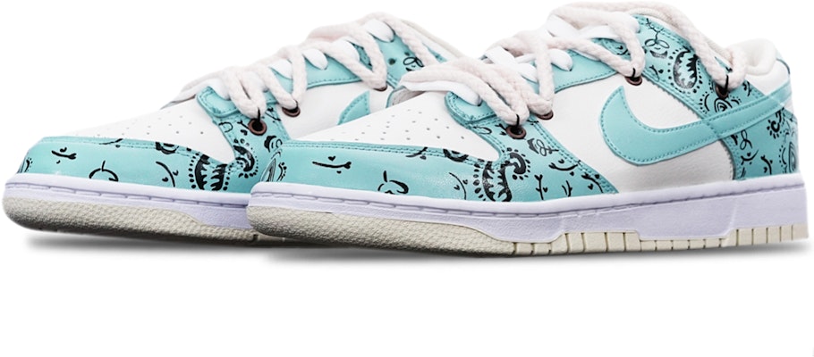 나이키 덩크 로우 레트로 '마카롱 페이즐리 - 그린화이트' DJ6188-100(TeamT-腰果花粉绿白S-BOX) Lookbook 나이키 덩크 로우 레트로 '마카롱 페이즐리 - 그린화이트' DJ6188-100(TeamT-腰果花粉绿白S-BOX)