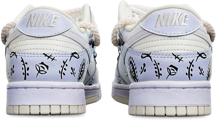 나이키 덩크 로우 레트로 '마카롱 페이즐리 블루 화이트' (커스텀) DJ6188-100(TeamT-腰果花粉蓝白S-BOX) Shop 나이키 덩크 로우 레트로 '마카롱 페이즐리 블루 화이트' (커스텀) DJ6188-100(TeamT-腰果花粉蓝白S-BOX)