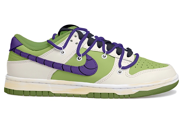 [Custom Shoes] Nike Dunk Low Retro 'Majin Buu Purple' 圖 2