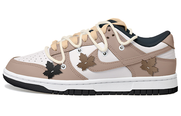 [Custom Shoes] Nike Dunk Low Retro 'Maple Leaf Deconstructed Brown-Black'