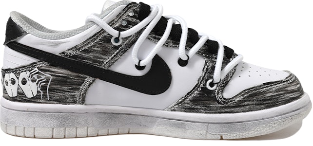 Zapatillas Nike Dunk Low Retro 'Máscara Vintage Negro Blanco' DJ6188-101(Team拾玖-面具男S-BOX) Order Zapatillas Nike Dunk Low Retro 'Máscara Vintage Negro Blanco' DJ6188-101(Team拾玖-面具男S-BOX)