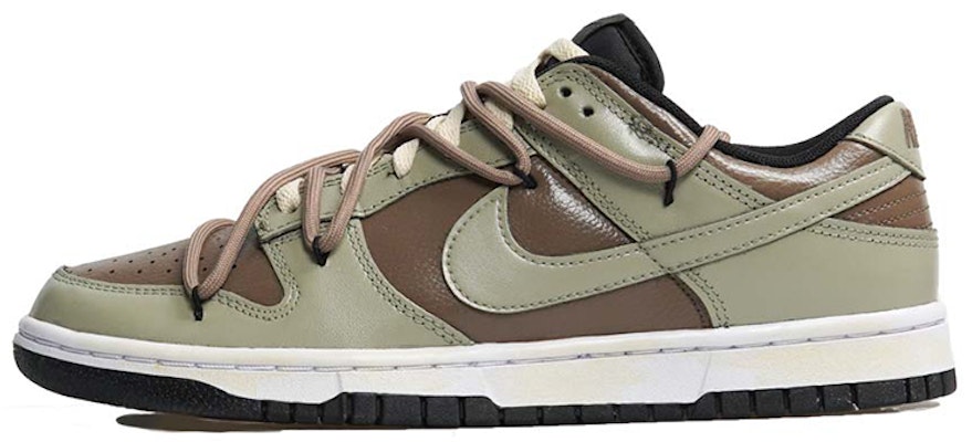 【定制球鞋】Nike Dunk Low Retro 輕定制系列 抹茶威化 皮革 復古 低筒 休閒 低筒 板鞋 男款 摩卡綠 Buy 【定制球鞋】Nike Dunk Low Retro 輕定制系列 抹茶威化 皮革 復古 低筒 休閒 低筒 板鞋 男款 摩卡綠