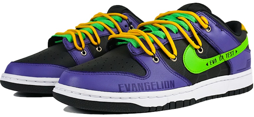 나이키 덩크 로우 레트로 '메카 분해 보라초록 듀얼끈' (69 characters) DH9765-002(Team陆解构机甲紫绿) Lookbook 나이키 덩크 로우 레트로 '메카 분해 보라초록 듀얼끈' (69 characters) DH9765-002(Team陆解构机甲紫绿)