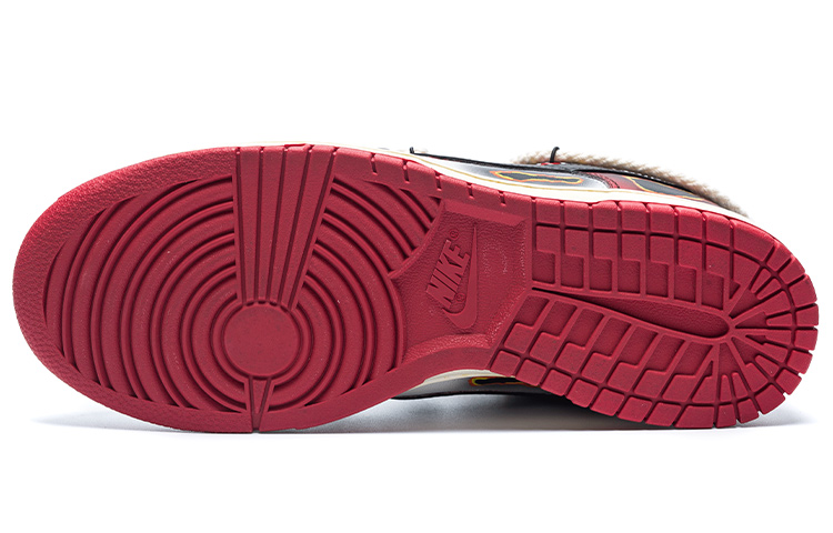 Details for [定制鞋] 耐克Dunk低帮复古 '中灰/校红' DD1391-002(Team1-男款燃烧做旧黑脚趾)