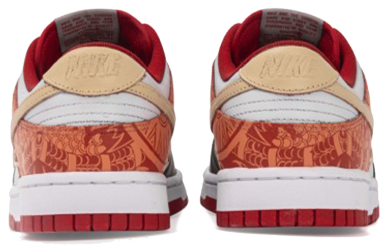 Shop [定制鞋款] 耐克Dunk Low复古'中灰兽年' DD1391-002(TeamB-年兽白黄)