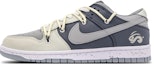 Buy 나이키 덩크 로우 레트로 '밀크 그레이' (커스텀) DJ6188-003(Team53-男款白月秋南)