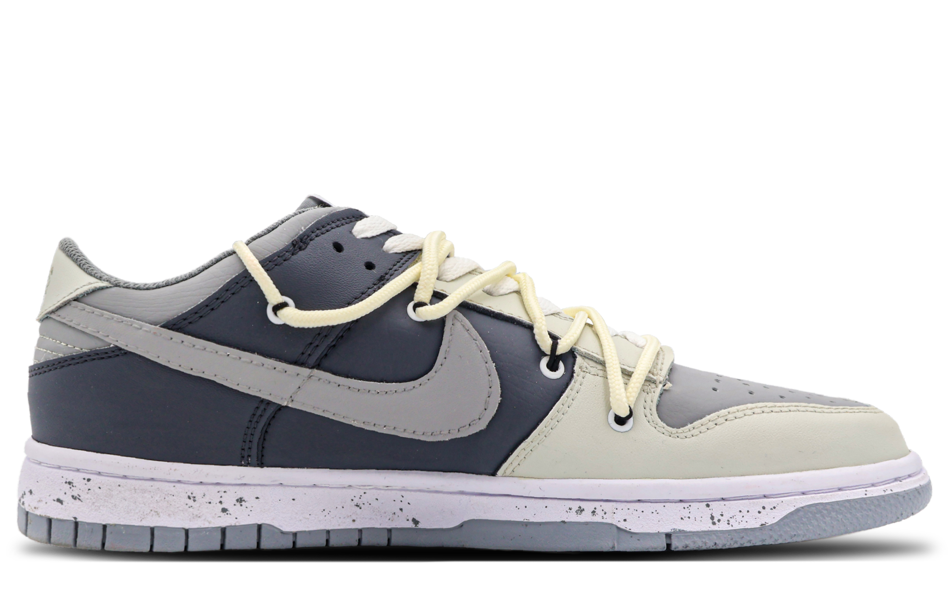 Lookbook 나이키 덩크 로우 레트로 '밀크 그레이' (커스텀) DJ6188-003(Team53-男款白月秋南)