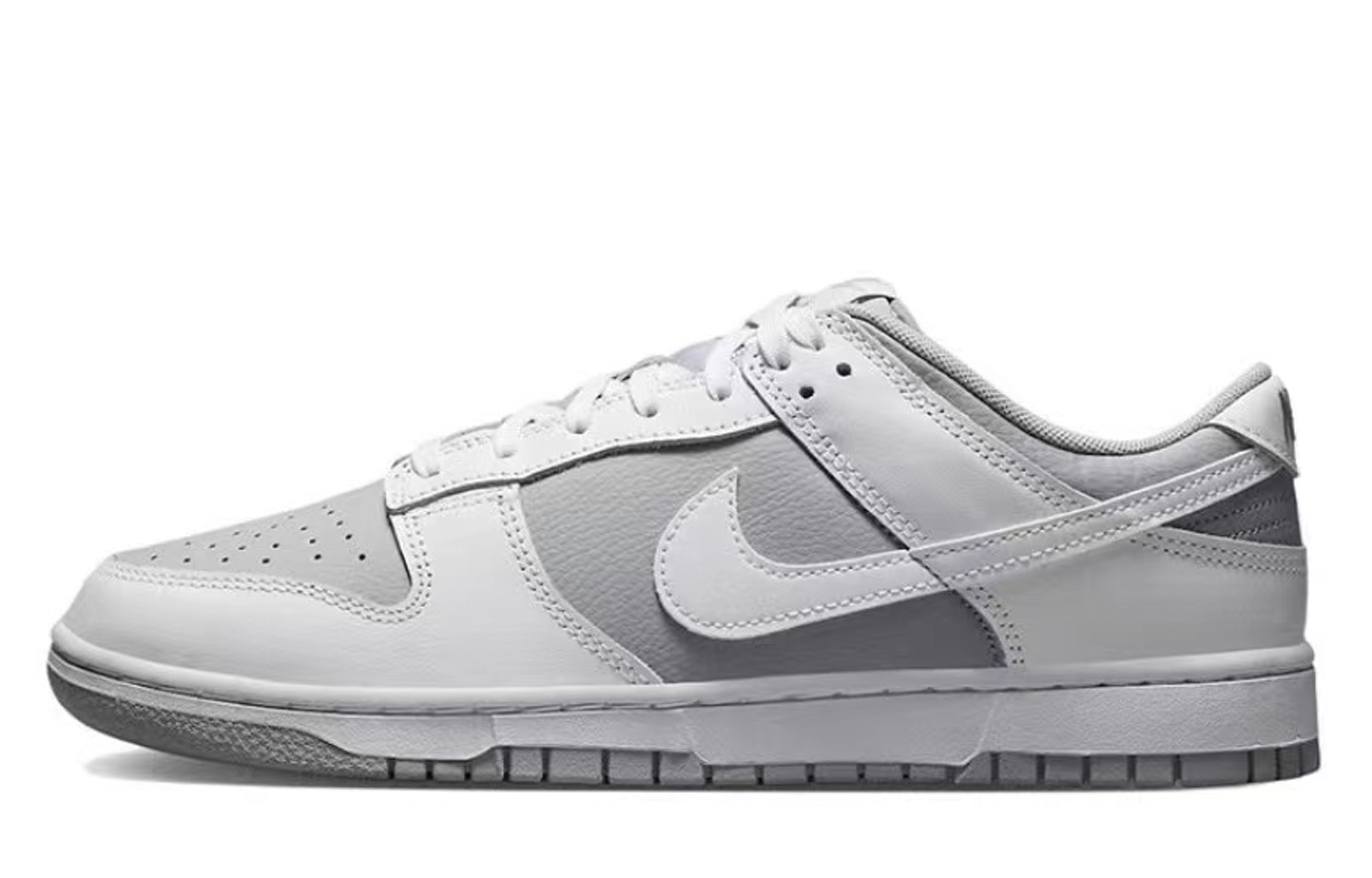 Details for 나이키 덩크 로우 레트로 '밀크 그레이' (커스텀) DJ6188-003(Team53-男款白月秋南)