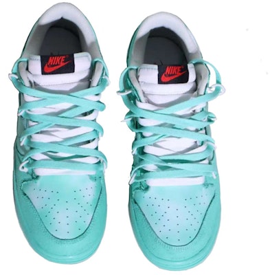 【訂製球鞋】Nike Dunk Low Retro Plaid 薄荷龍井 防滑耐磨 低筒 板鞋 男款 藍色 Shop 【訂製球鞋】Nike Dunk Low Retro Plaid 薄荷龍井 防滑耐磨 低筒 板鞋 男款 藍色