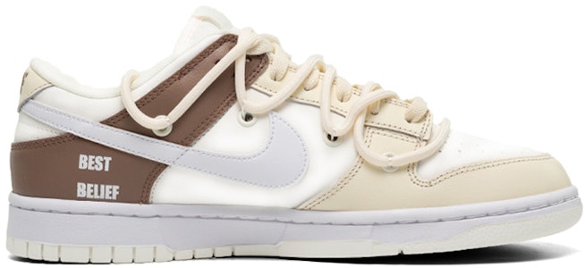 나이키 덩크 로우 레트로 '모카 스트랩' (커스텀) DH9765-100(Teamfour-女款摩卡白棕) Order 나이키 덩크 로우 레트로 '모카 스트랩' (커스텀) DH9765-100(Teamfour-女款摩卡白棕)