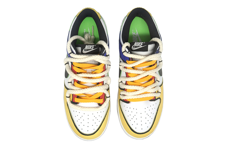 Purchase Zapatillas Nike Dunk Low Retro 'Mondrian Personalizadas' DD1503-106(Team-R-蒙德里安喷涂解构鞋带)
