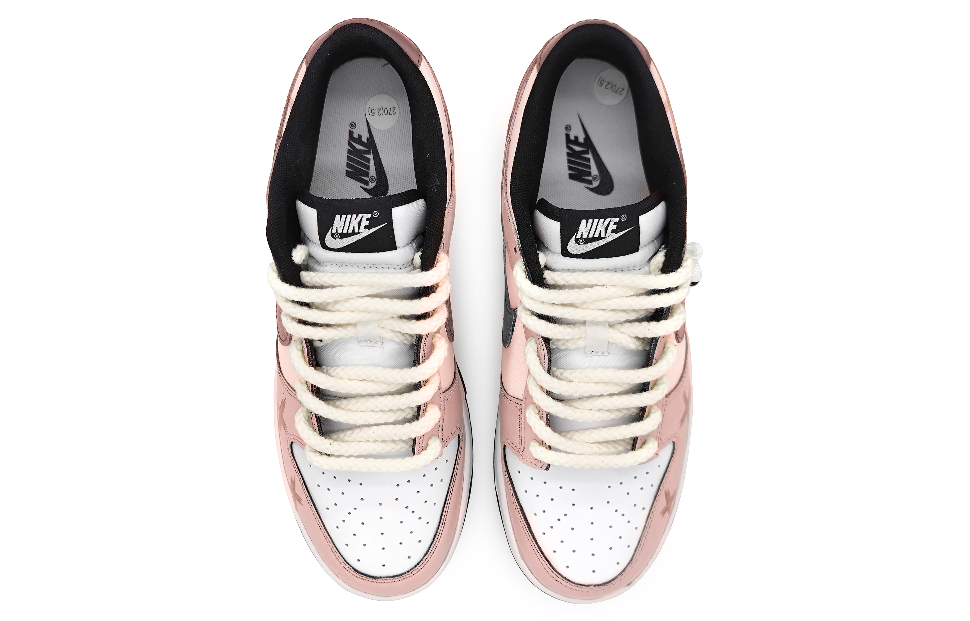 [Custom Shoes] Nike Dunk Low Retro 'Morandi Eyes - Pink' 圖 4