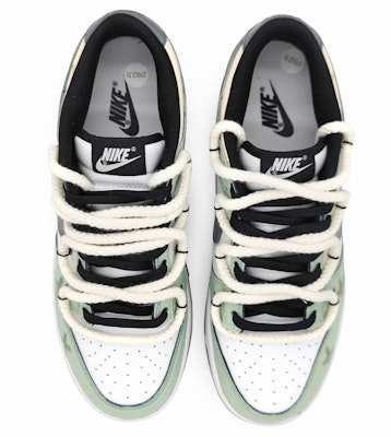 나이키 덩크 로우 레트로 '모란디 그라피티-녹회색' (커스텀) DD1391-100(Team16-男款誓言之眼解构绿) Shop 나이키 덩크 로우 레트로 '모란디 그라피티-녹회색' (커스텀) DD1391-100(Team16-男款誓言之眼解构绿)