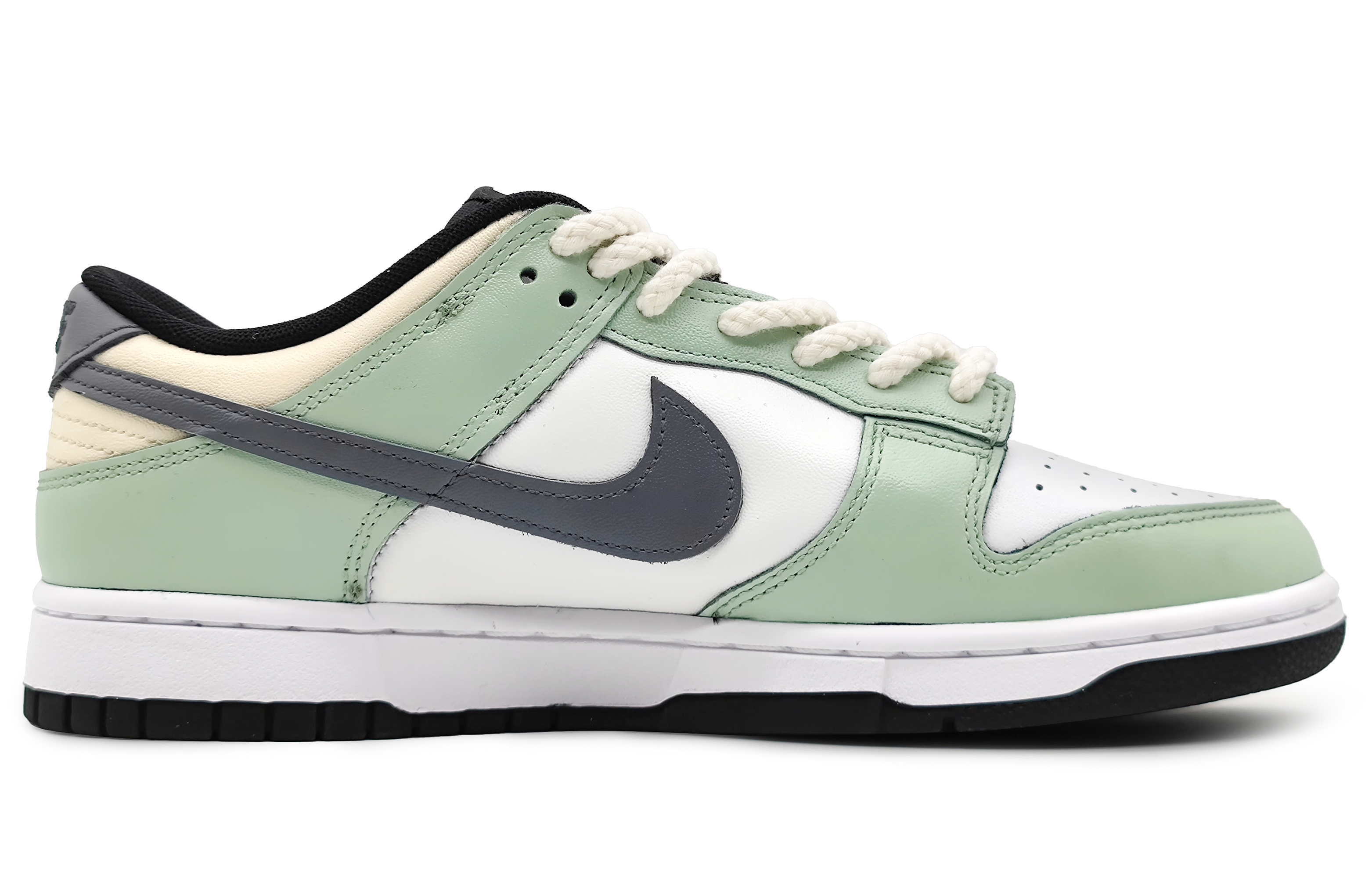 Order 나이키 덩크 로우 레트로 '모란디 그린그레이' (커스텀) DD1391-100(Team16-男款誓言之眼绿)