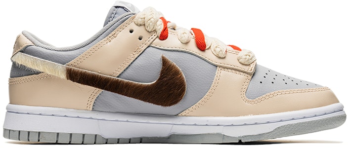 【定製球鞋】 Nike Dunk Low Retro 野鶴製造 狂野主題 野性鬃毛 特殊鞋帶 潑墨 休閒 低幫 板鞋 男款 莫蘭迪色 Order 【定製球鞋】 Nike Dunk Low Retro 野鶴製造 狂野主題 野性鬃毛 特殊鞋帶 潑墨 休閒 低幫 板鞋 男款 莫蘭迪色