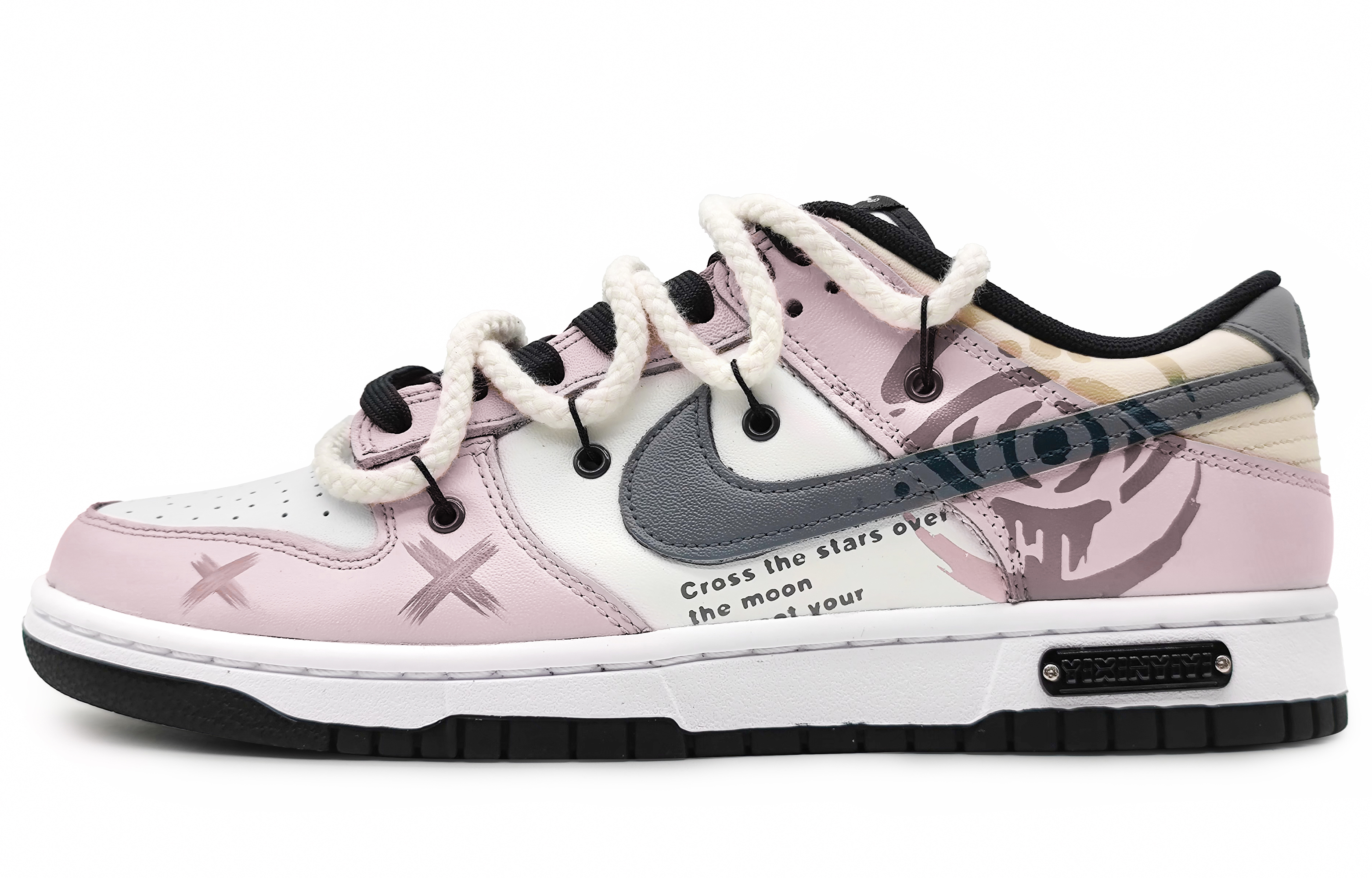 Buy 나이키 덩크 로우 레트로 '모란디 보라회색' (커스텀) DD1391-100(Team16-男款誓言之眼解构紫)