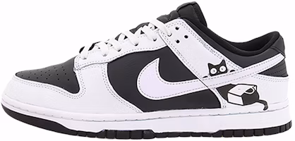 나이키 덩크 로우 레트로 '블랙 화이트 냥이' DJ6188-002(Team10-顽皮猫咪) Buy 나이키 덩크 로우 레트로 '블랙 화이트 냥이' DJ6188-002(Team10-顽皮猫咪)