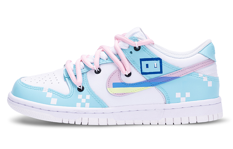 Buy [Zapatillas Personalizadas] Nike Dunk Low Retro 'Neon Pixel' DJ6188-100(Team拾陆-电玩像素机器人)
