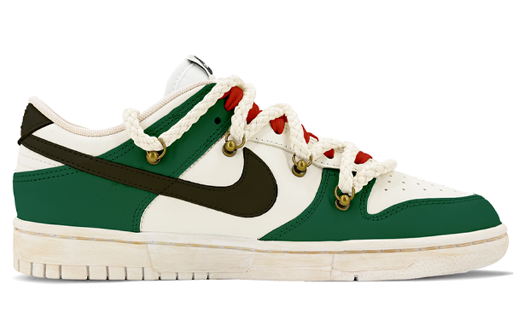 Order [Zapatillas Personalizadas] Nike Dunk Low Retro 'Negro Oxidado-Verde' DJ6188-101(TeamK-响叮当)