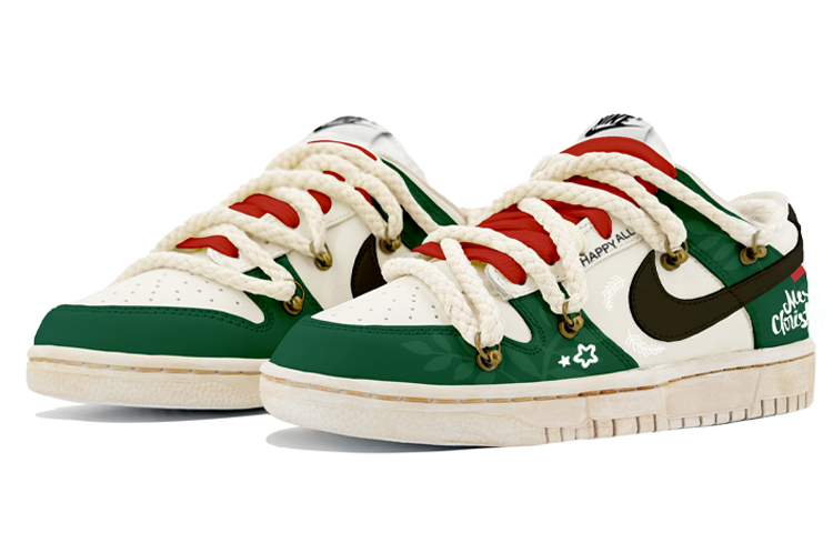 Lookbook [Zapatillas Personalizadas] Nike Dunk Low Retro 'Negro Oxidado-Verde' DJ6188-101(TeamK-响叮当)