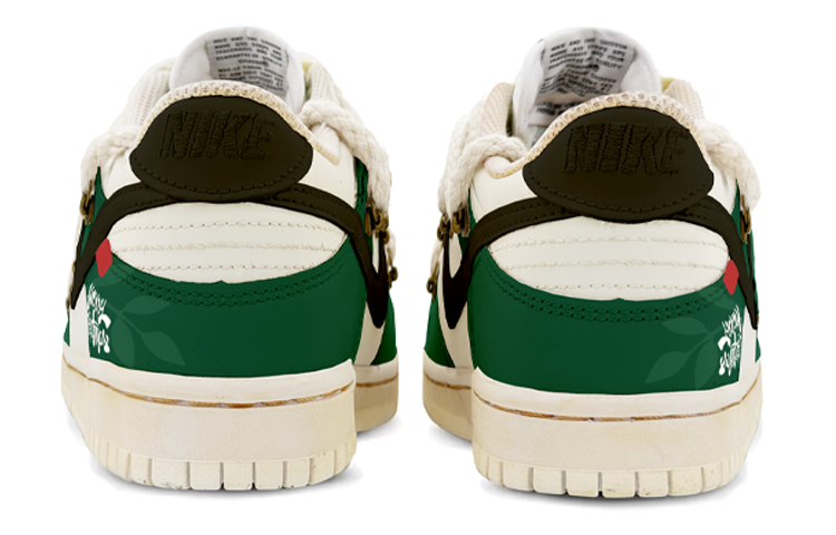 Shop [Zapatillas Personalizadas] Nike Dunk Low Retro 'Negro Oxidado-Verde' DJ6188-101(TeamK-响叮当)