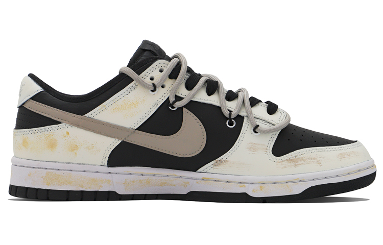 Order [カスタムシューズ] ナイキダンクロー レトロ 'オキシダイズドペイント デコンストラクテッド セイルブラック' DJ6188-002(Team34-氧化油漆)
