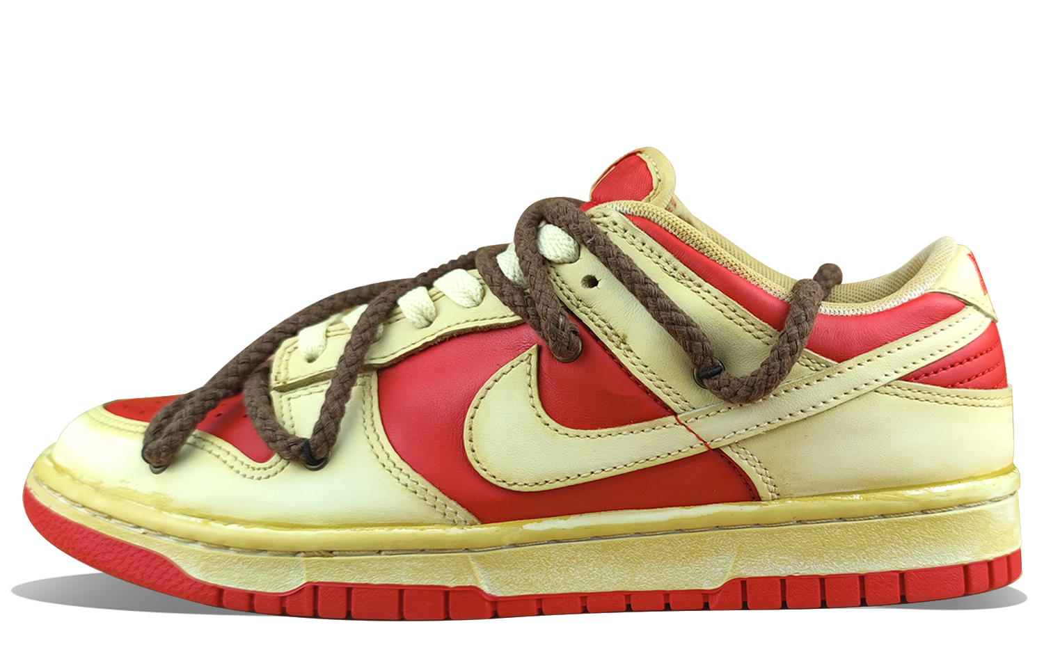 Buy [Sepatu Kustom] Nike Dunk Low Retro 'Oxidized Vintage Beige' DD1391-600(Team50浸染做旧男款)